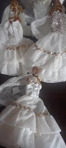 Barbie doll bride dresses with veil